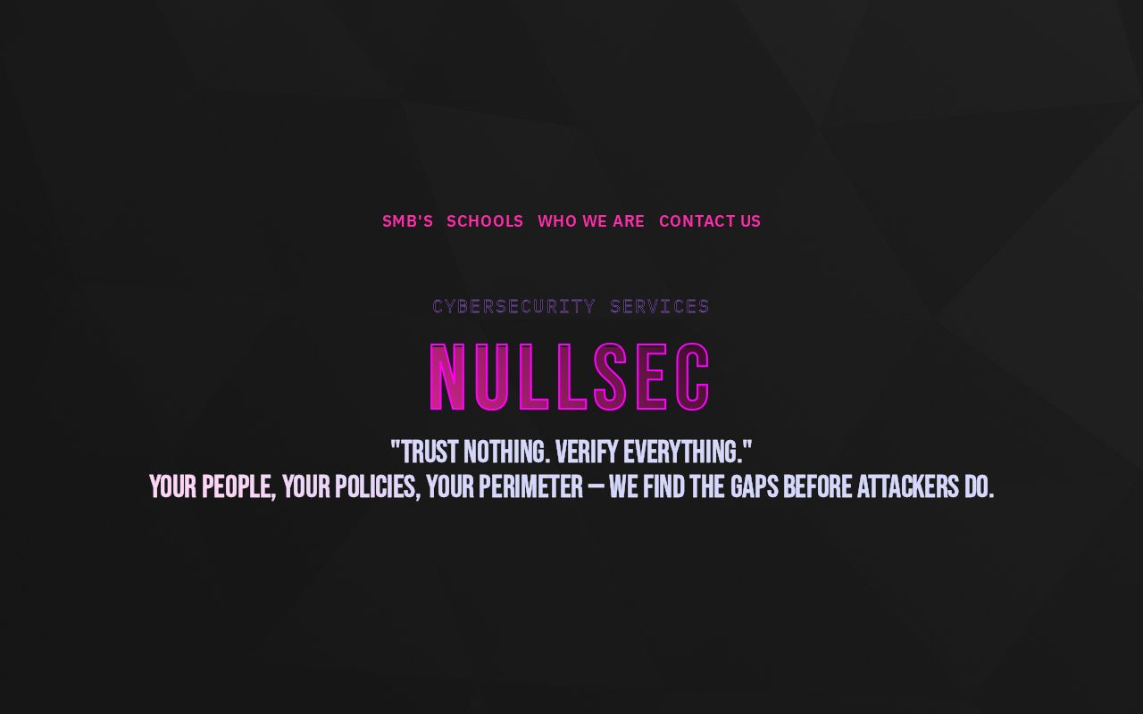 NullSec - Cybersecurity Services